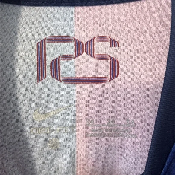 Nike Kids Barcelona Red and Blue Jersey - Picture 2 of 5